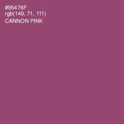 #95476F - Cannon Pink Color Image