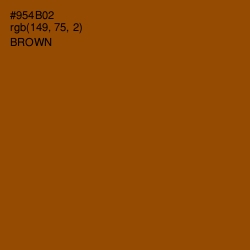 #954B02 - Brown Color Image