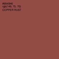 #954B46 - Copper Rust Color Image