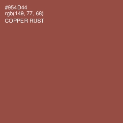 #954D44 - Copper Rust Color Image