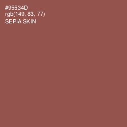 #95534D - Sepia Skin Color Image