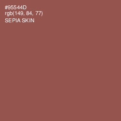 #95544D - Sepia Skin Color Image