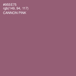 #955E75 - Cannon Pink Color Image