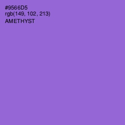 #9566D5 - Amethyst Color Image