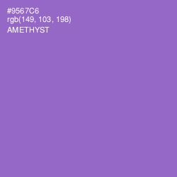 #9567C6 - Amethyst Color Image