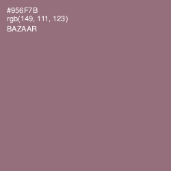 #956F7B - Bazaar Color Image