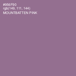 #956F90 - Mountbatten Pink Color Image