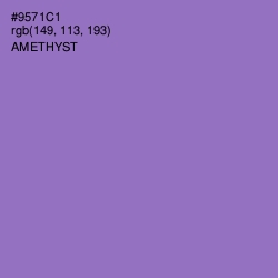 #9571C1 - Amethyst Color Image