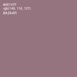 #95747F - Bazaar Color Image