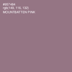 #957484 - Mountbatten Pink Color Image