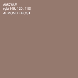 #95786E - Almond Frost Color Image