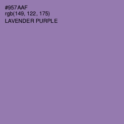 #957AAF - Lavender Purple Color Image