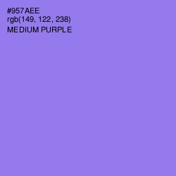 #957AEE - Medium Purple Color Image