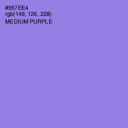 #957EE4 - Medium Purple Color Image