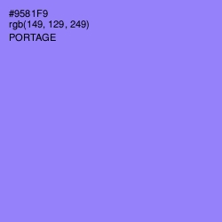 #9581F9 - Portage Color Image