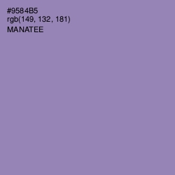 #9584B5 - Manatee Color Image