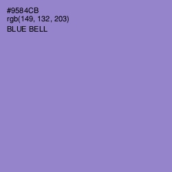 #9584CB - Blue Bell Color Image