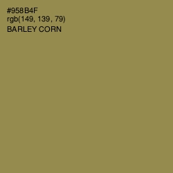 #958B4F - Barley Corn Color Image