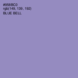 #958BC0 - Blue Bell Color Image