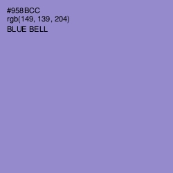 #958BCC - Blue Bell Color Image