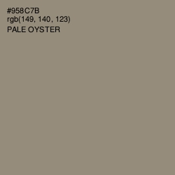 #958C7B - Pale Oyster Color Image