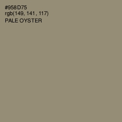 #958D75 - Pale Oyster Color Image