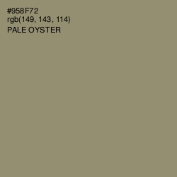 #958F72 - Pale Oyster Color Image