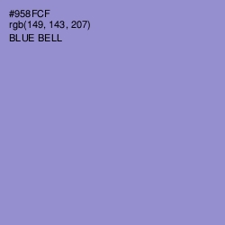 #958FCF - Blue Bell Color Image