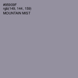 #95909F - Mountain Mist Color Image