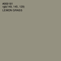 #959181 - Lemon Grass Color Image