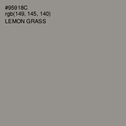 #95918C - Lemon Grass Color Image