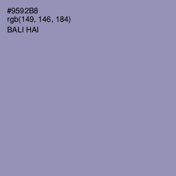 #9592B8 - Bali Hai Color Image