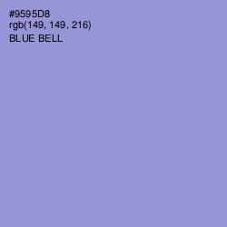 #9595D8 - Blue Bell Color Image