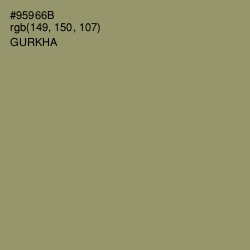 #95966B - Gurkha Color Image