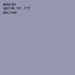 #9597B1 - Bali Hai Color Image