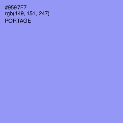 #9597F7 - Portage Color Image