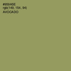 #959A5E - Avocado Color Image