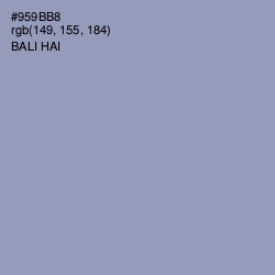 #959BB8 - Bali Hai Color Image