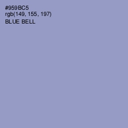 #959BC5 - Blue Bell Color Image