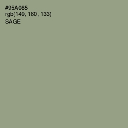#95A085 - Sage Color Image