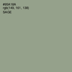 #95A18A - Sage Color Image
