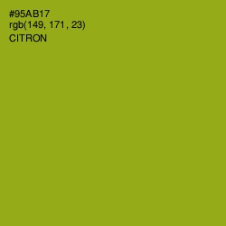 #95AB17 - Citron Color Image