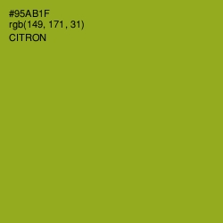 #95AB1F - Citron Color Image