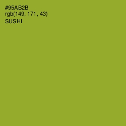 #95AB2B - Sushi Color Image