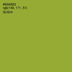 #95AB33 - Sushi Color Image