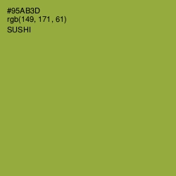 #95AB3D - Sushi Color Image