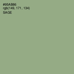#95AB86 - Sage Color Image