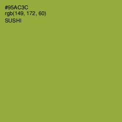 #95AC3C - Sushi Color Image