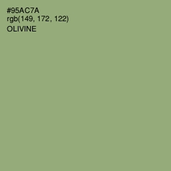 #95AC7A - Olivine Color Image