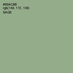 #95AC8B - Sage Color Image
